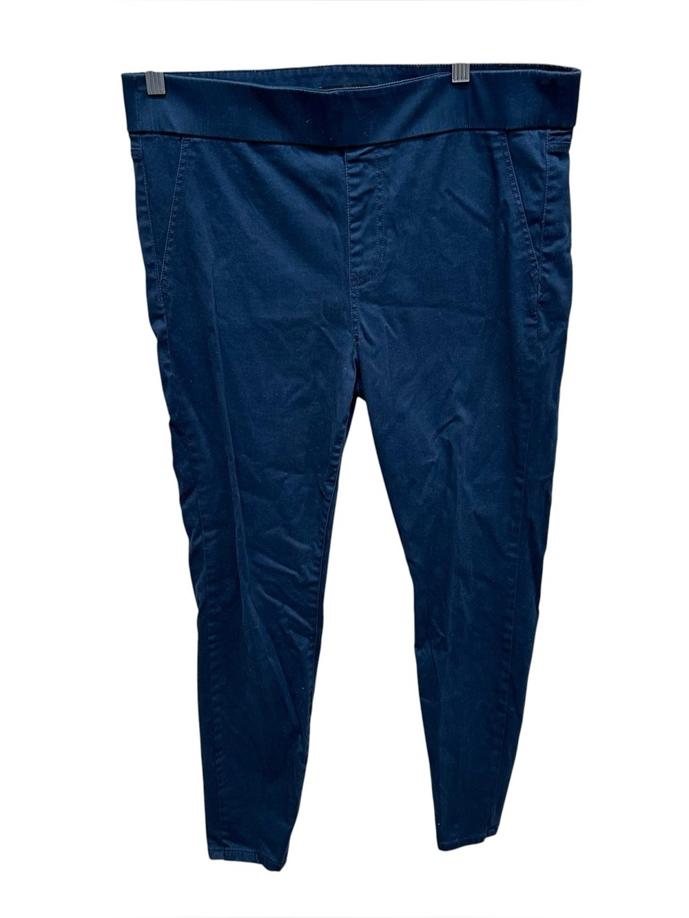 Liverpool pull on ponte knit pants blue skinny leg women’s 12